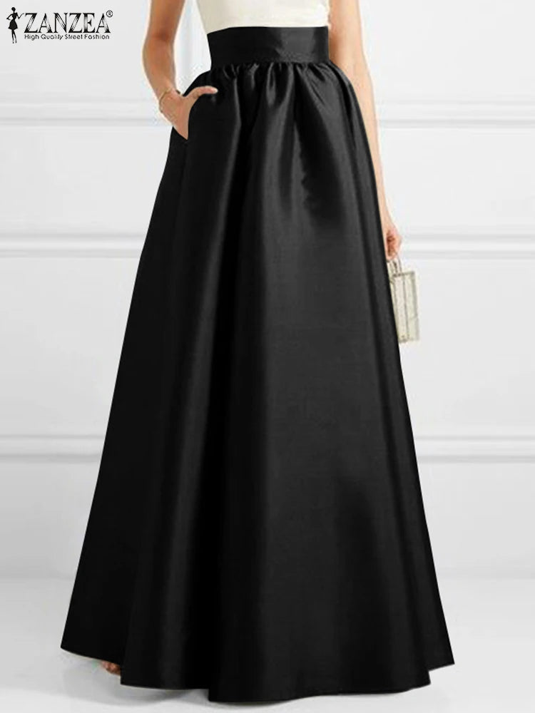 A-line Floor Length Skirt