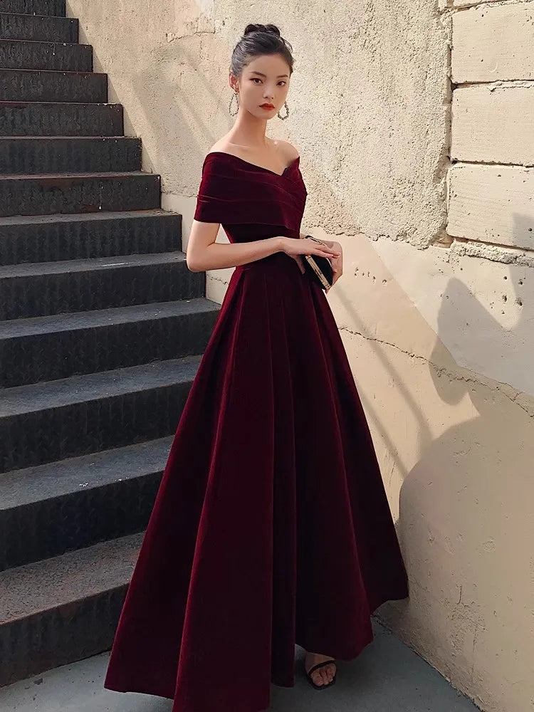 Off Shoulder Maxi Dress