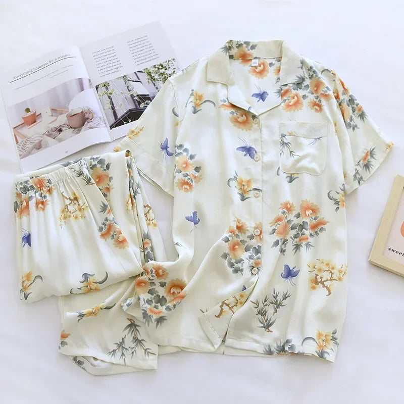Flowers pajamas