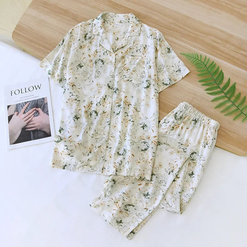 Flowers pajamas
