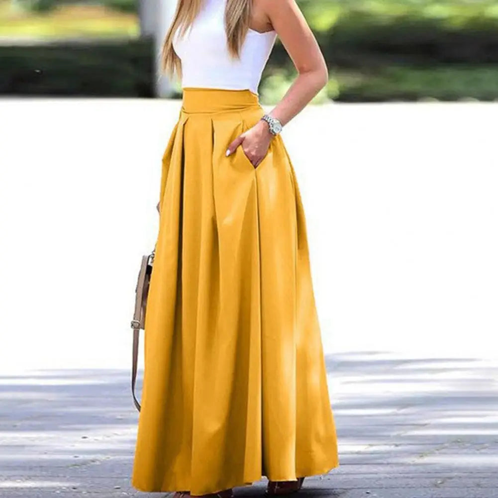 Maxi Skirt with High Waist