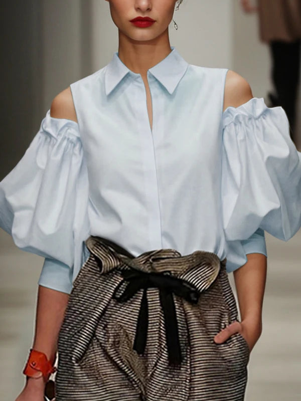 Tuxedo Blouse Shirts