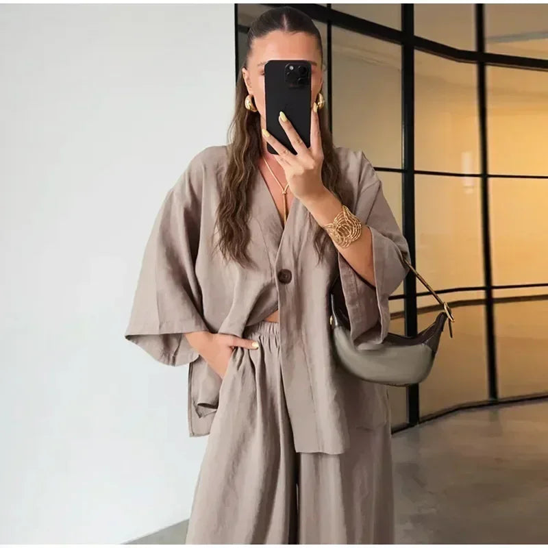 Casual Cotton Linen Sets