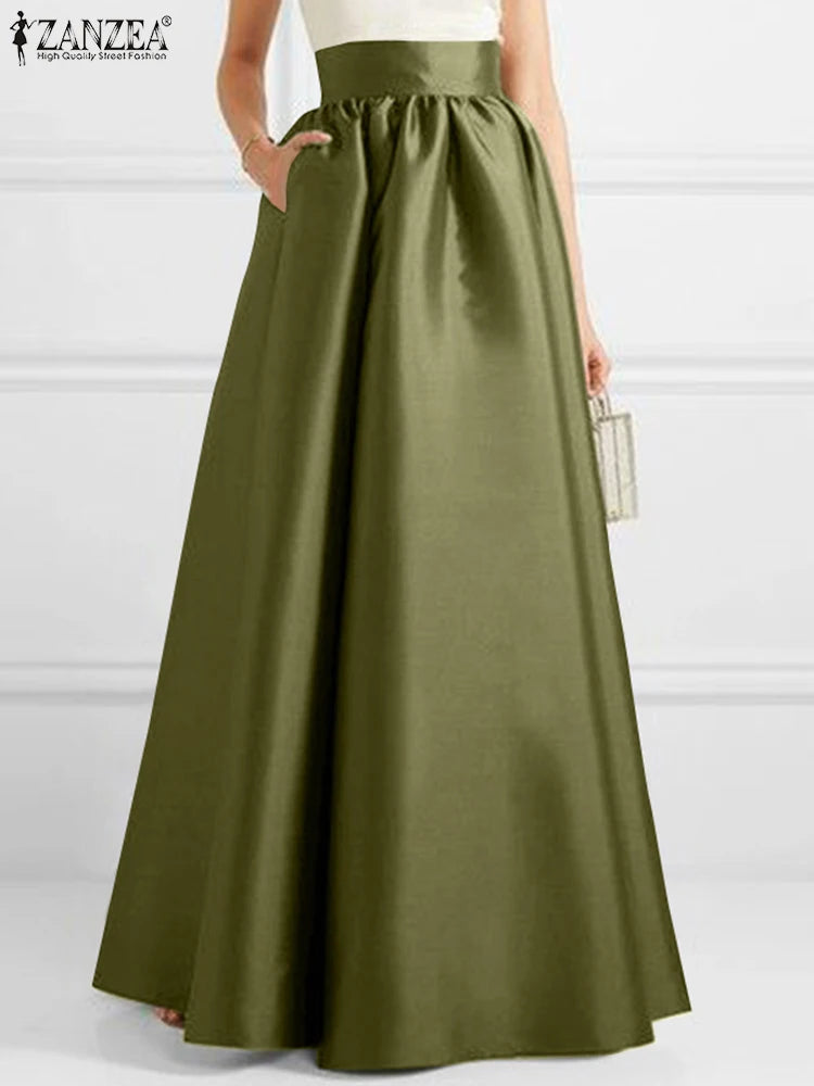 A-line Floor Length Skirt