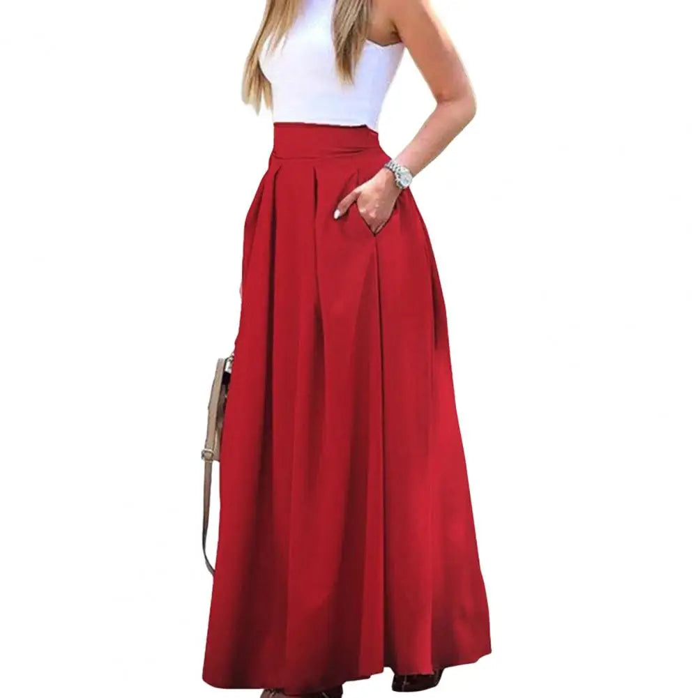 Maxi Skirt with High Waist