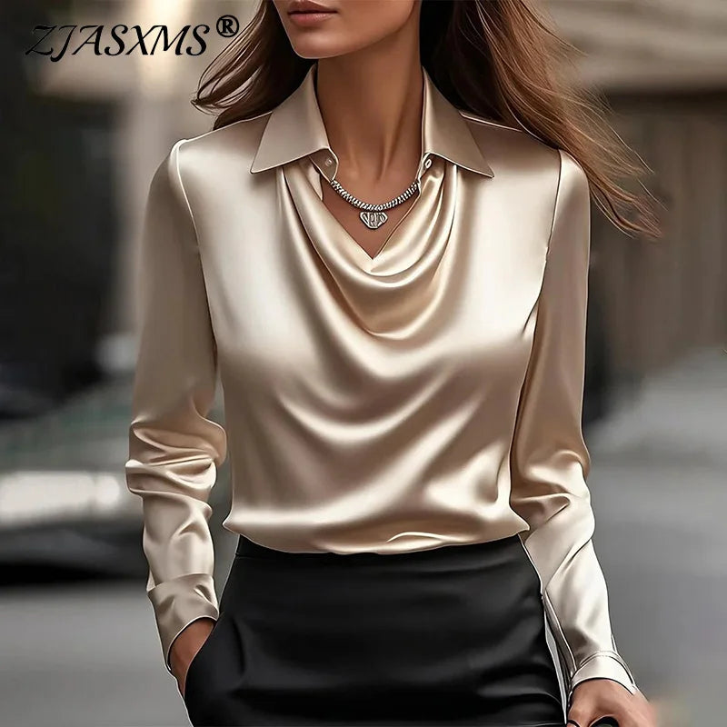 Long Sleeve Casual Bluses