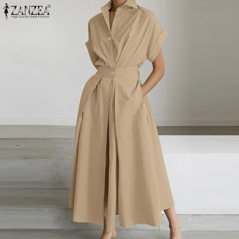 Short Sleeve Casual Dress