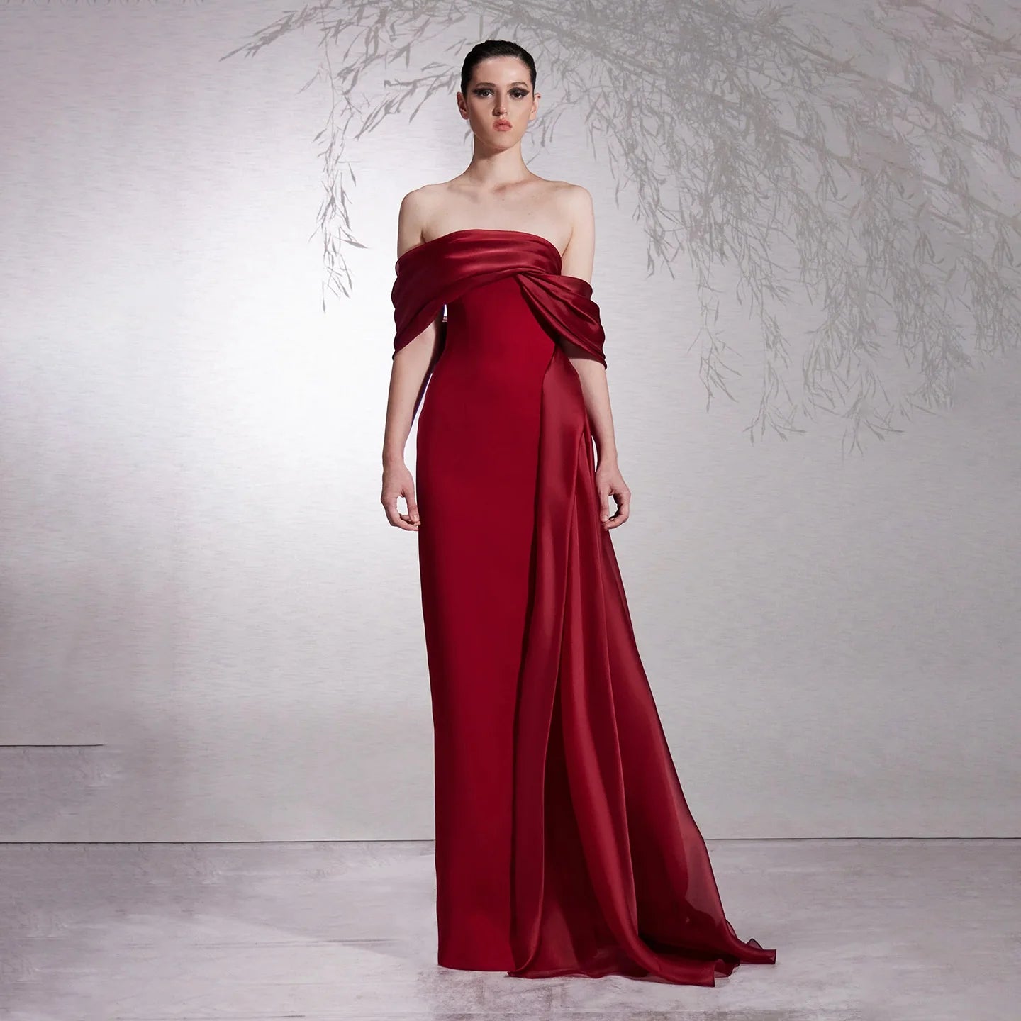 Off Shoulder Evening Dress