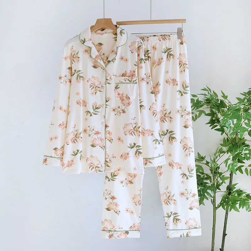 Blooms cotton pajamas