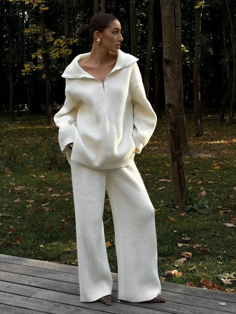 Winter Collared 2-Piece Set