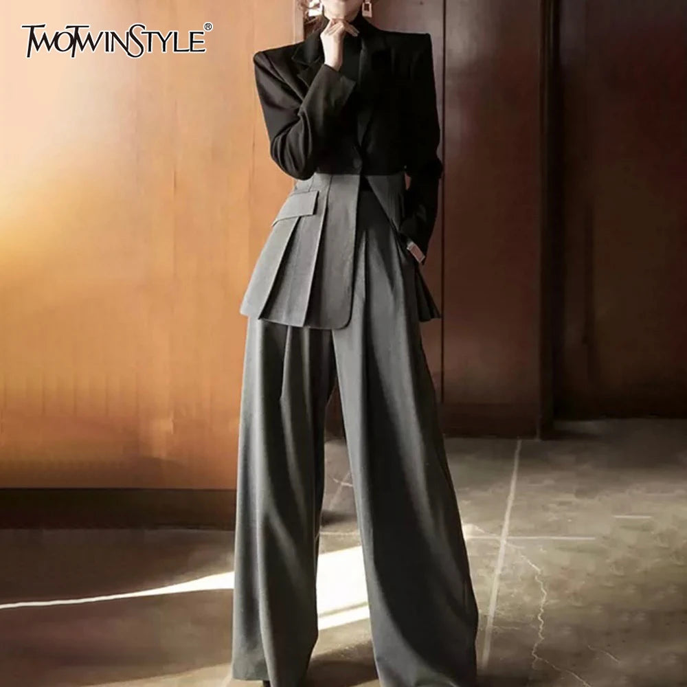 Elegant Black & Gray Set