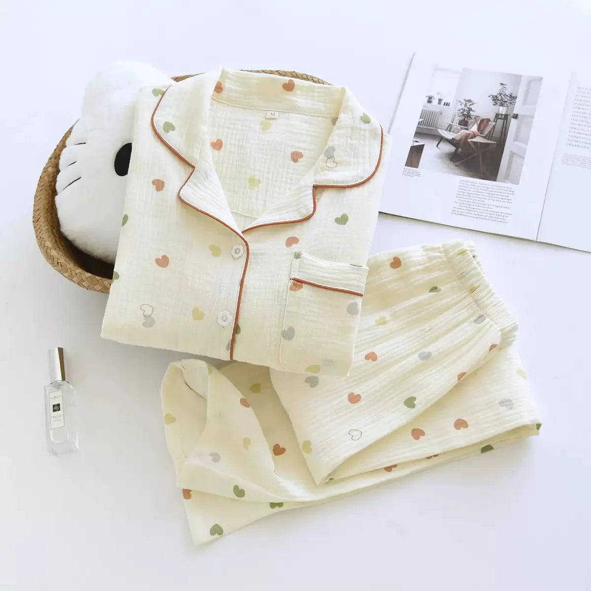 Cotton Crepe Pajamas