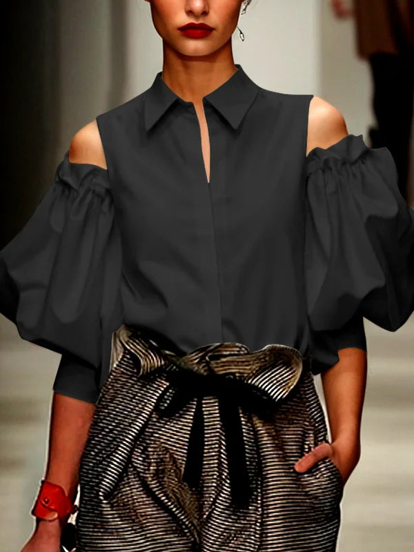 Tuxedo Blouse Shirts