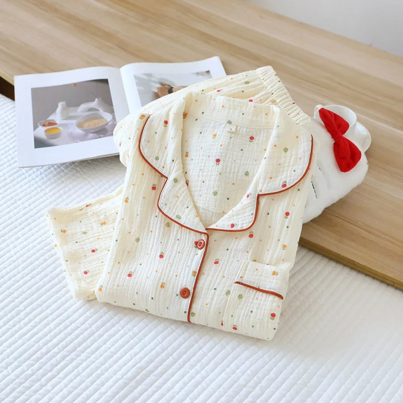 Cotton Crepe Pajamas