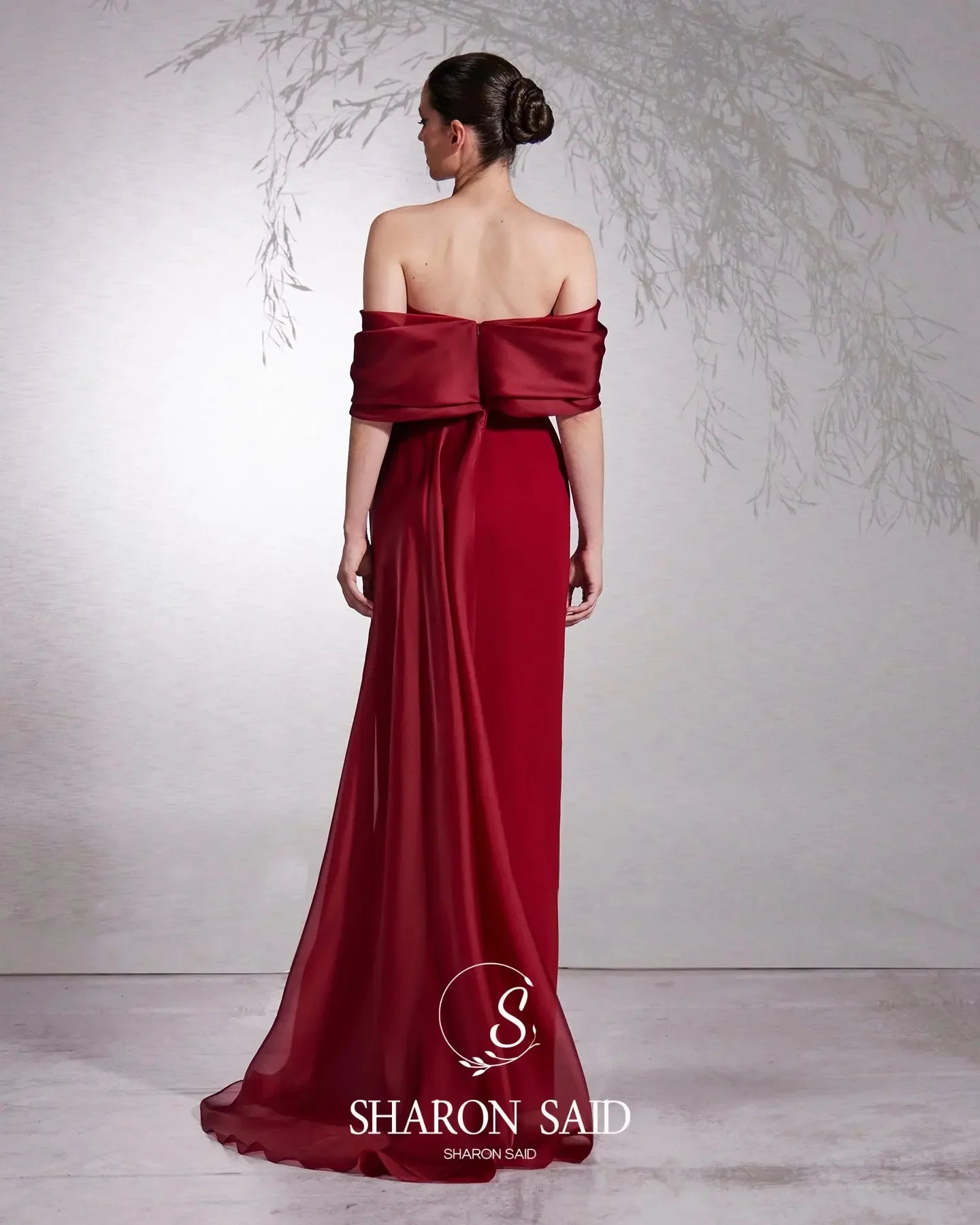 Off Shoulder Evening Dress