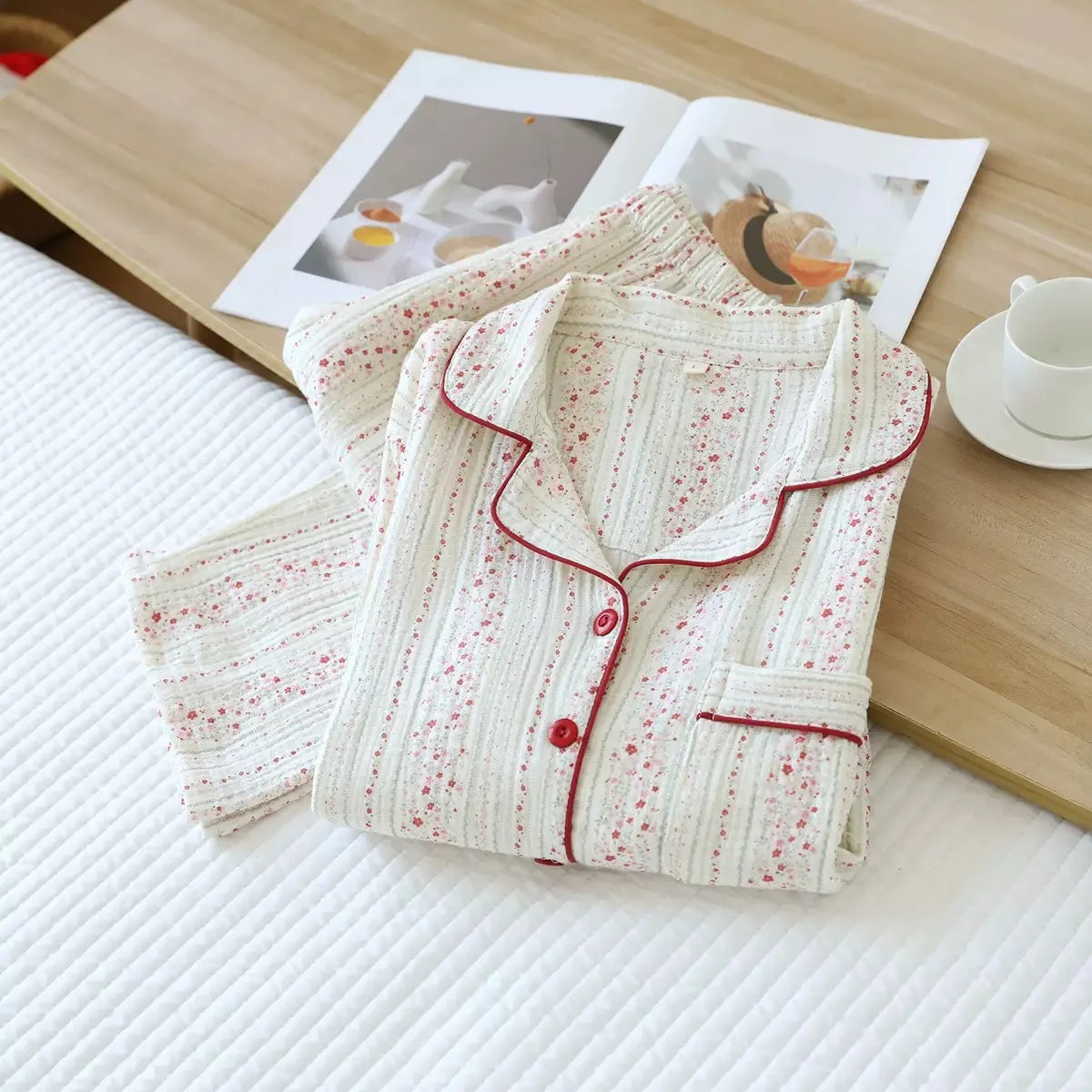 Cotton Crepe Pajamas