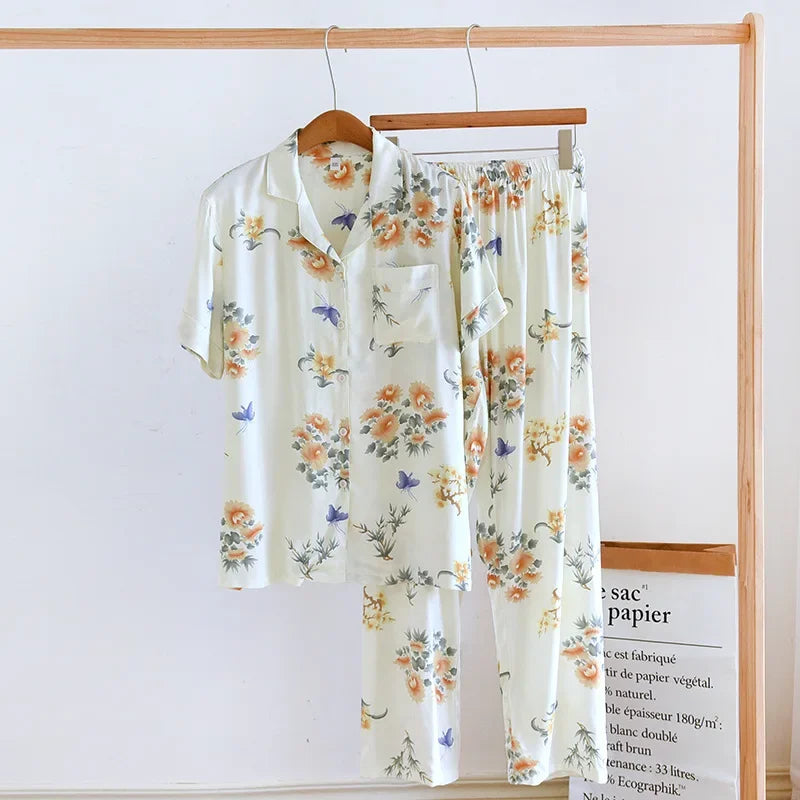 Flowers pajamas