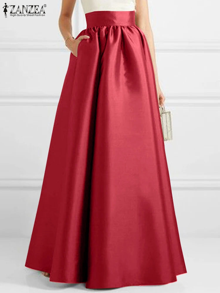 A-line Floor Length Skirt