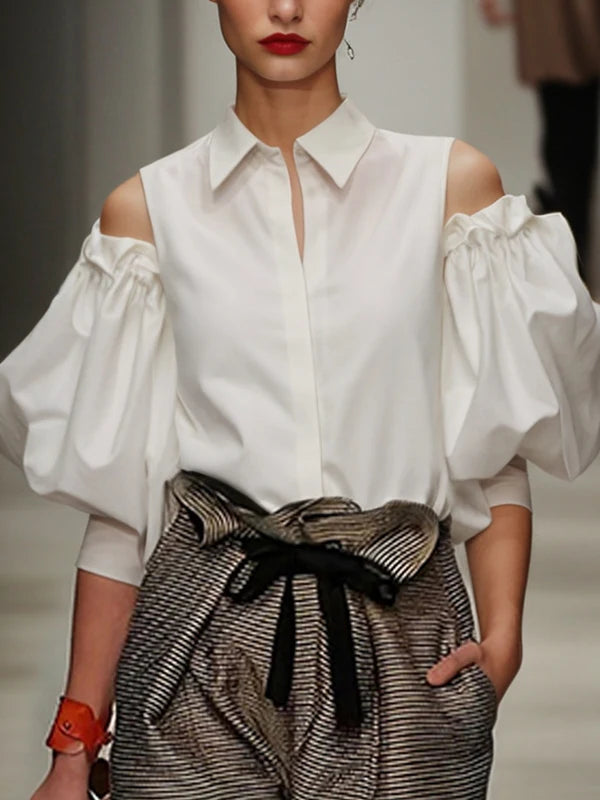 Tuxedo Blouse Shirts