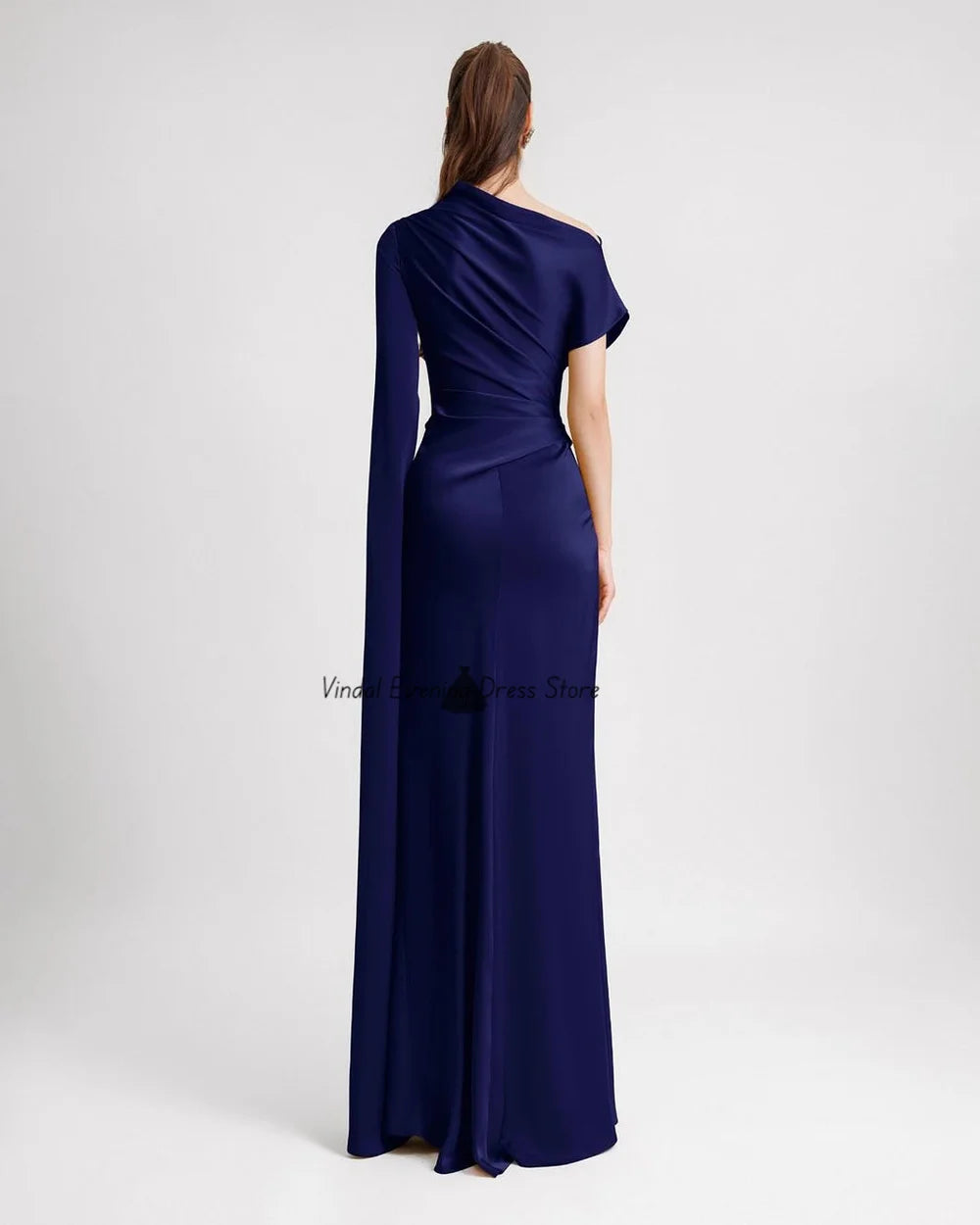 One-Shoulder Simple Formal Dress
