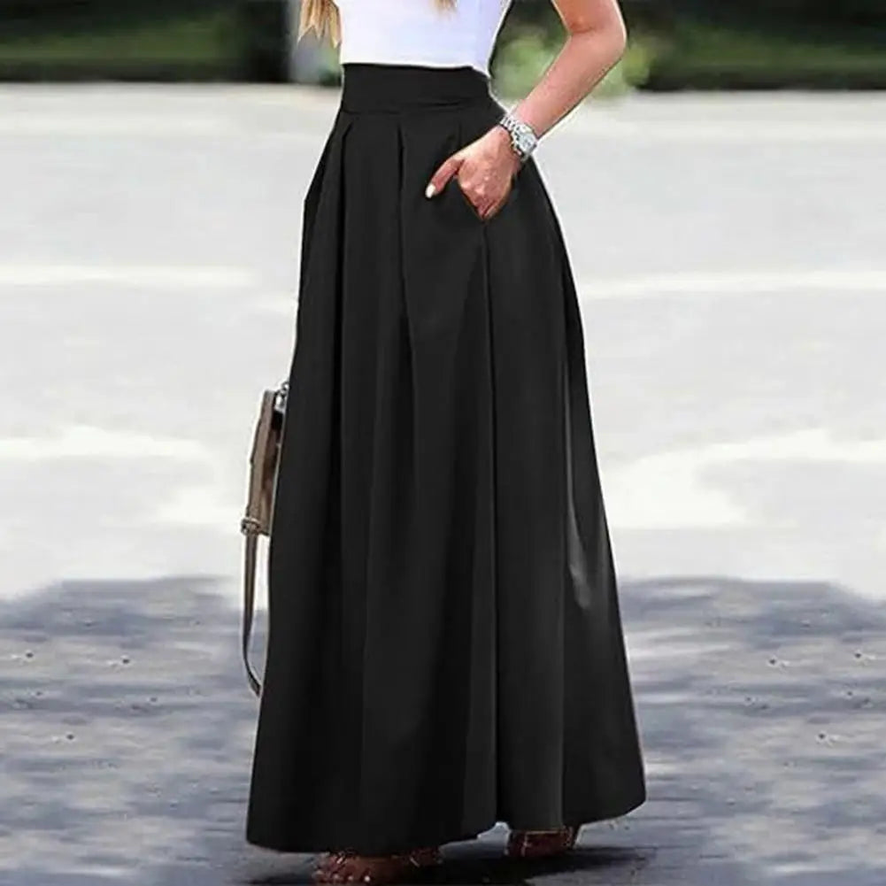 Maxi Skirt with High Waist
