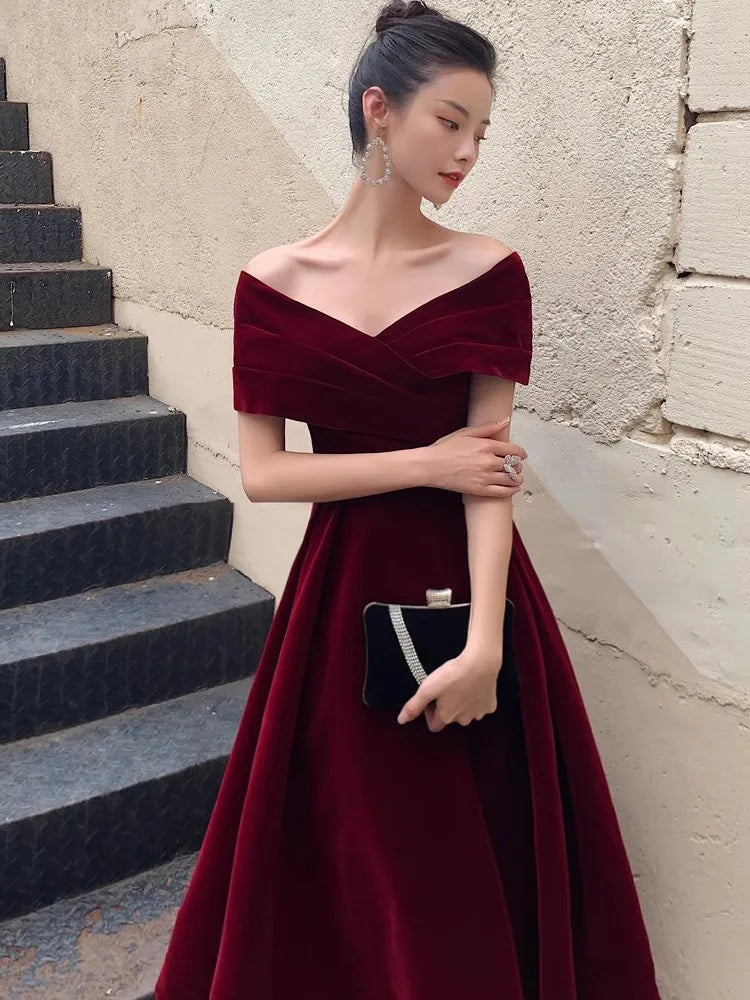 Off Shoulder Maxi Dress